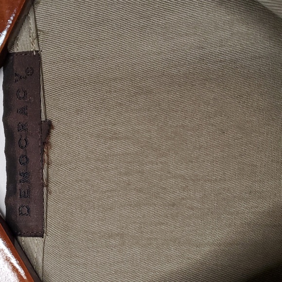 Democracy Zip Up Hoodie Jacket Green Pockets - Picture 2 of 7